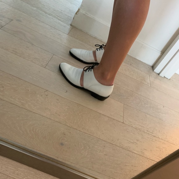 Modern Vice white cut out brogues - Picture 4 of 9